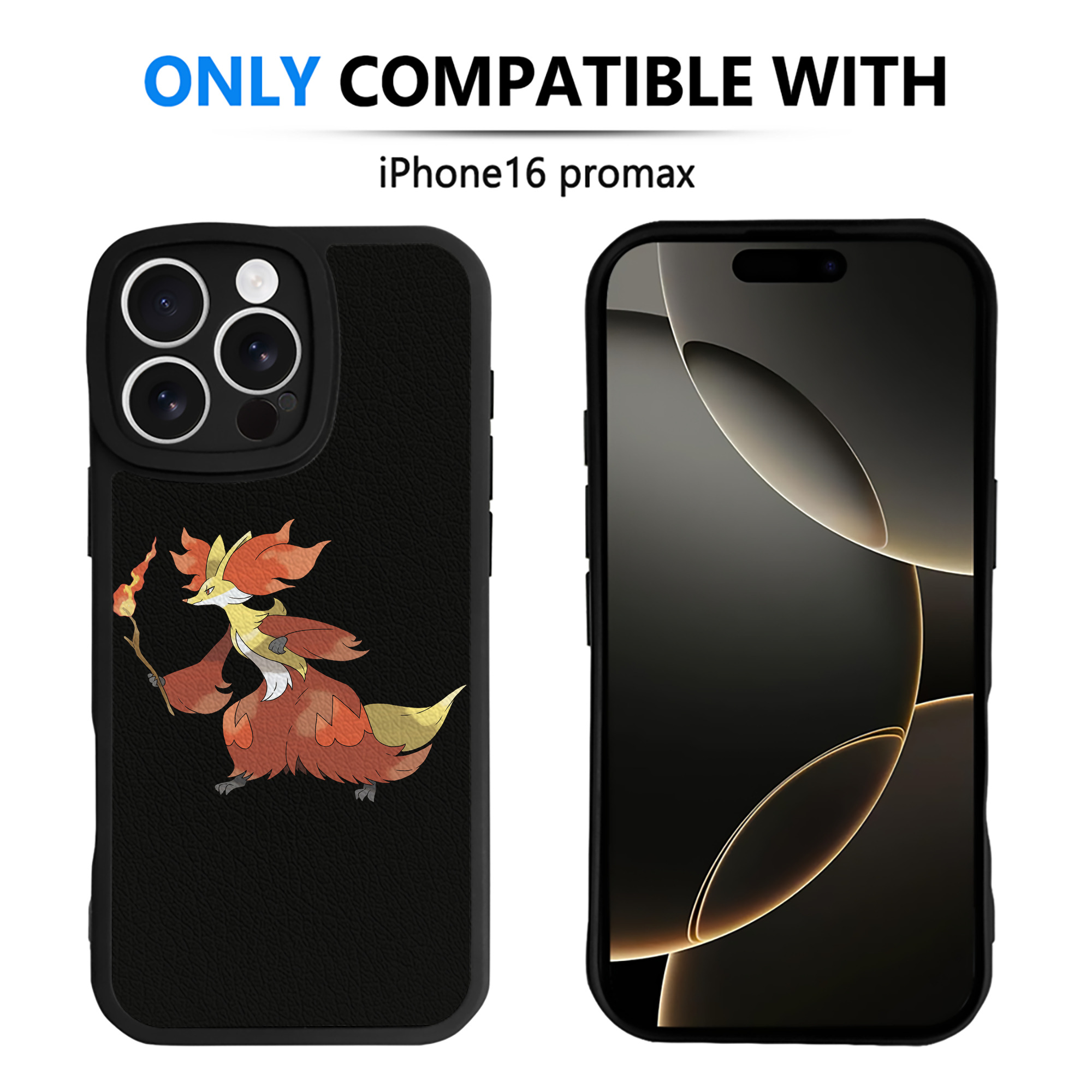 （画像用） ポケットモンスター Pokémon 【iPhone 16シリーズ対応】シリコンスマホケース（レザー調） 材質：シリコン